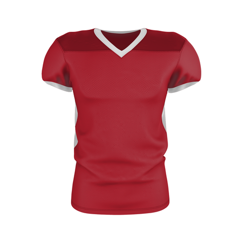 Badger Sport Adult Elusive Football Jersey, Sizes 2XL-4XL (A00173-027408), Color 'Red/White'